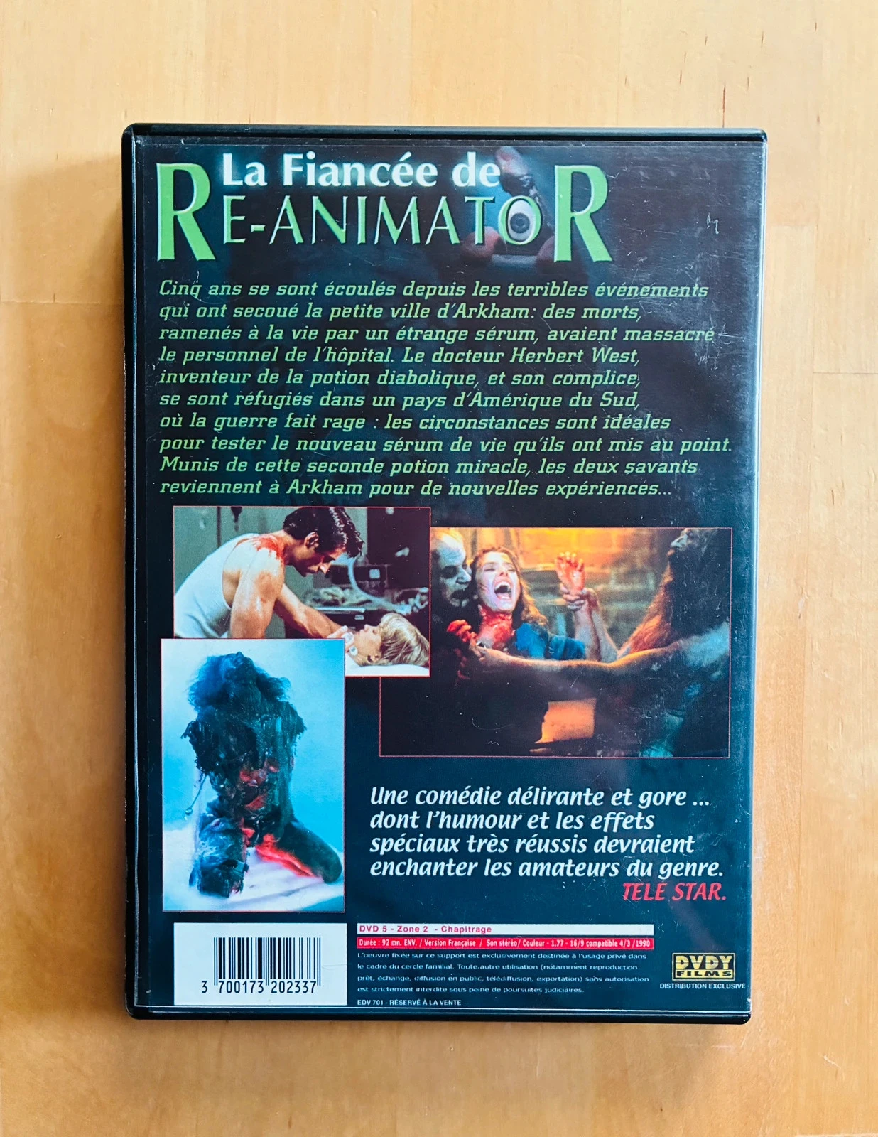 DVD De bruid van Re-Animator van Brian Yuzna. – photo 3